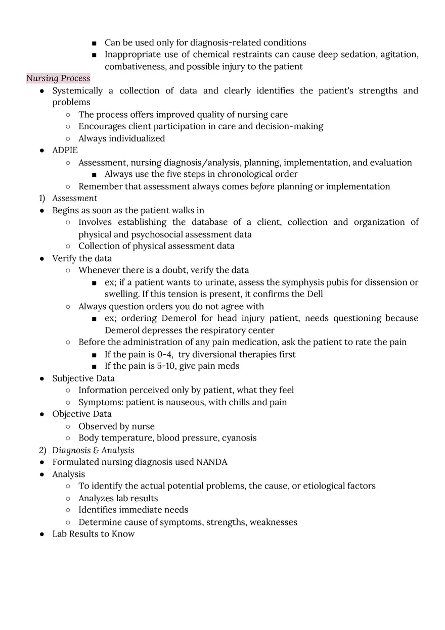 ATI Exam Study Guide Fundamentals - Page 13