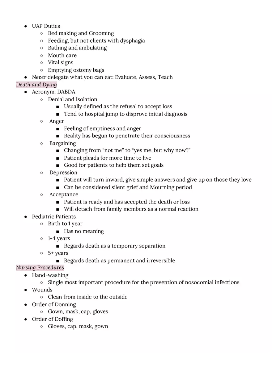 ATI Exam Study Guide Fundamentals - Page 17