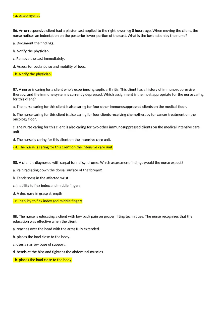 Multidimensional Care 1 Exam Part 3 Answers - Page 4