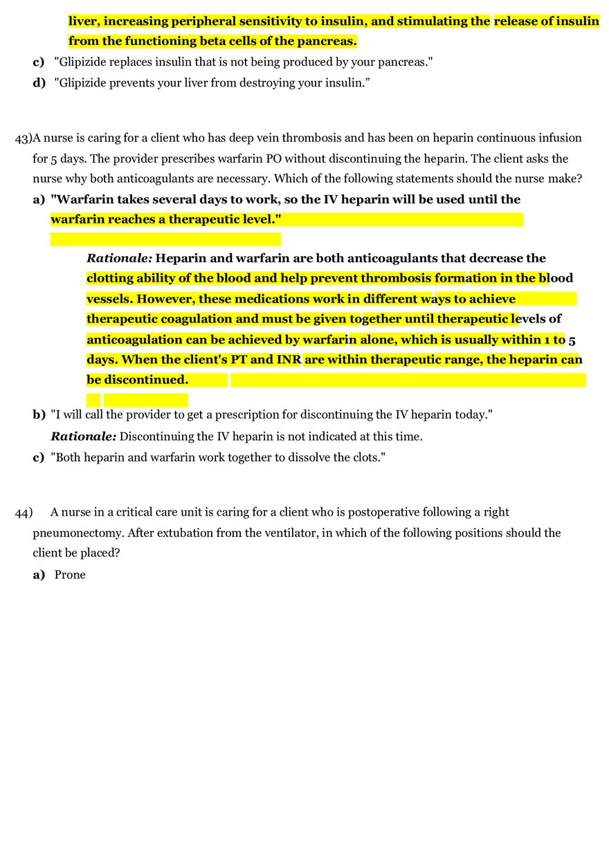 Pharmacology Final Review 2020 Part 2 - Page 11