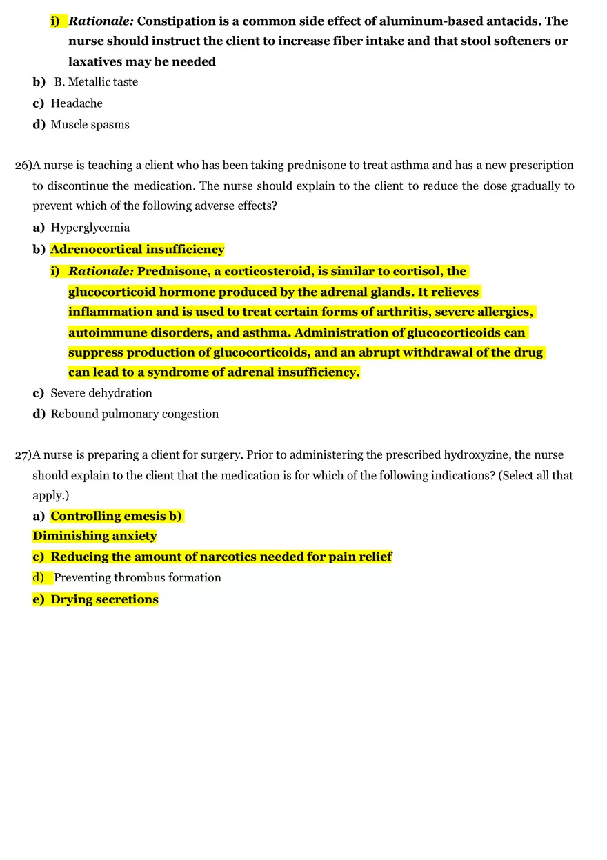 Pharmacology Final Review 2020 Part 2 - Page 2