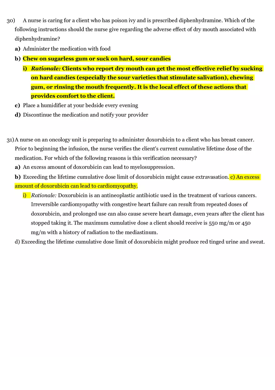 Pharmacology Final Review 2020 Part 2 - Page 5
