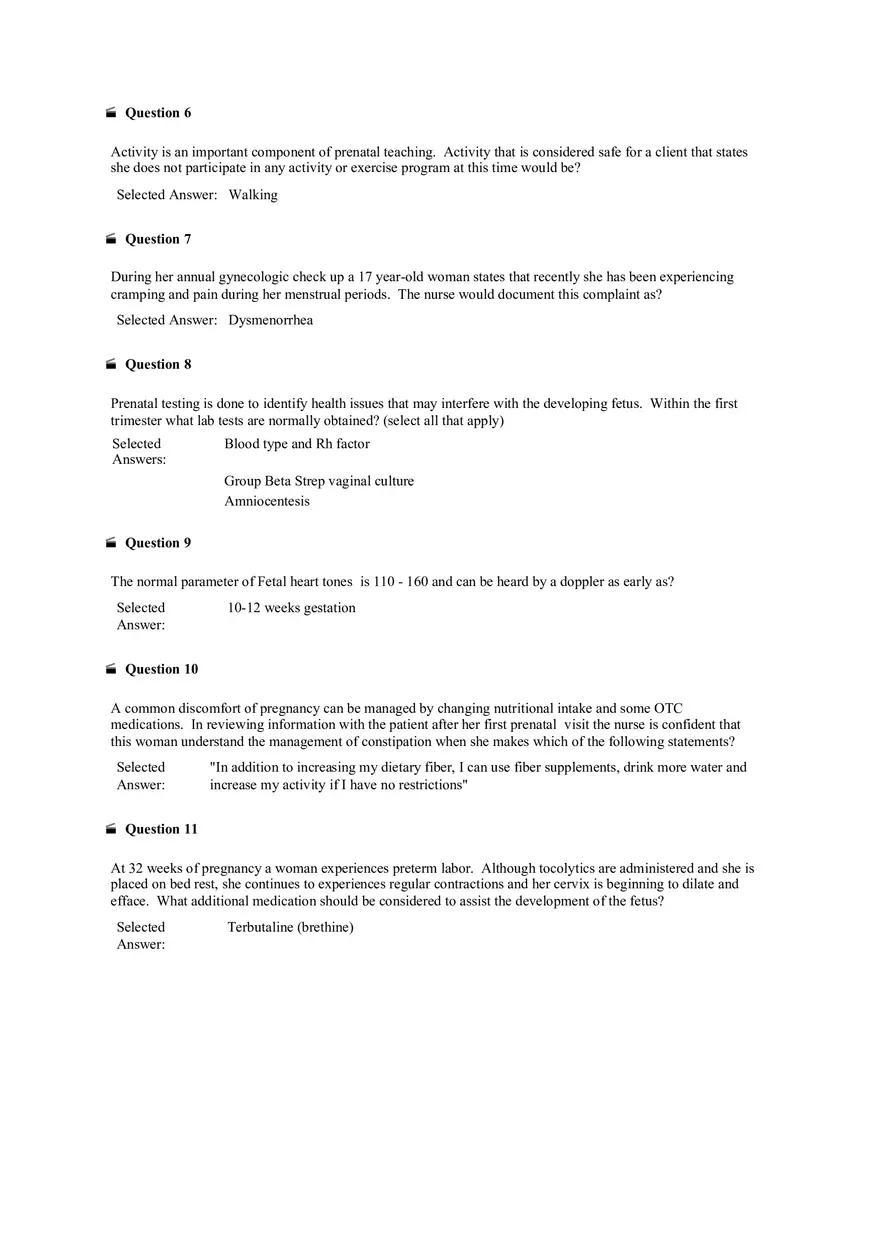 Mom and Baby Test 1 - Page 2