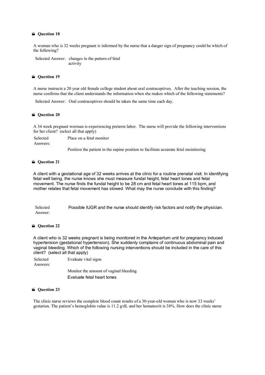Mom and Baby Test 1 - Page 4
