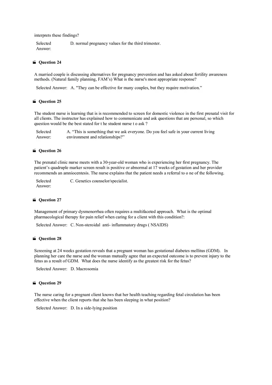 Mom and Baby Test 1 - Page 5