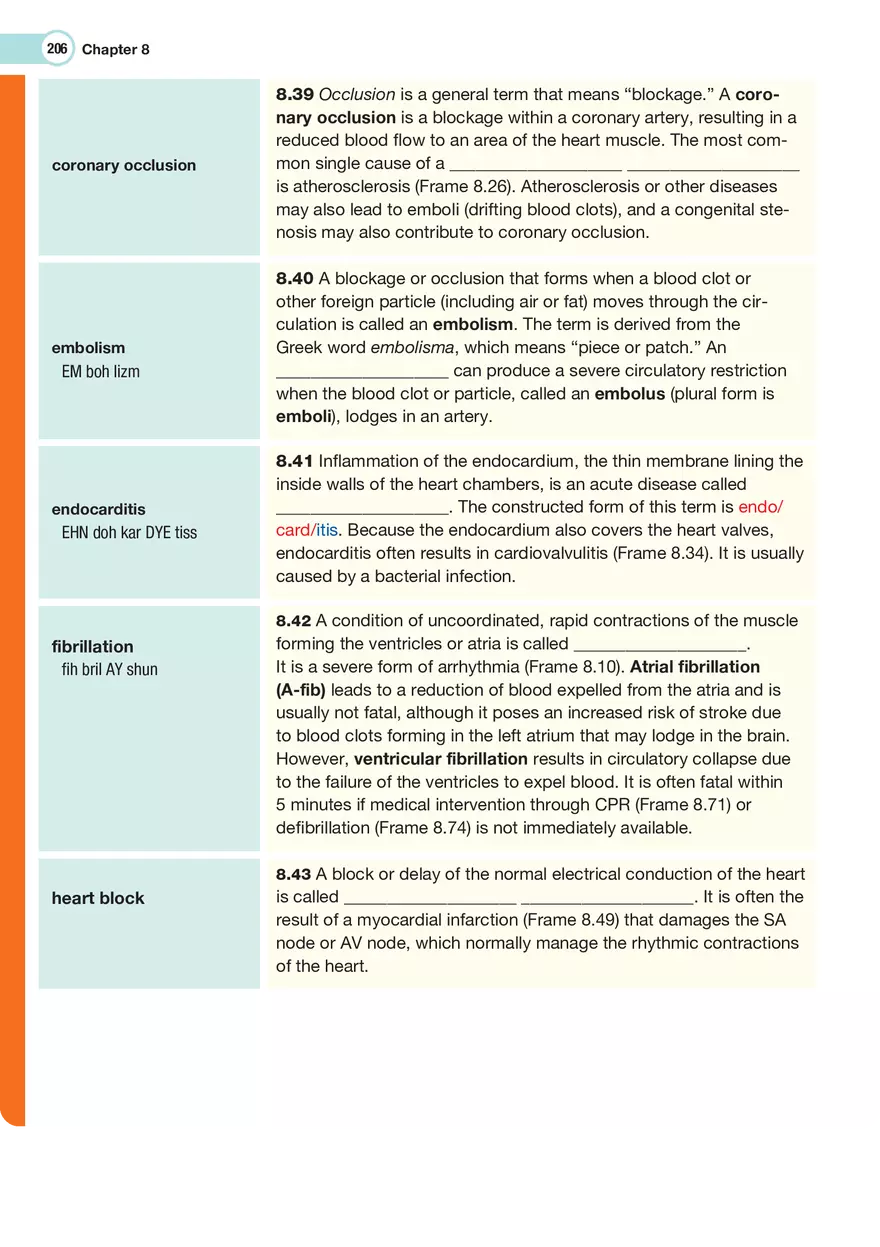 The Cardiovascular System Medical Terminology - Page 7