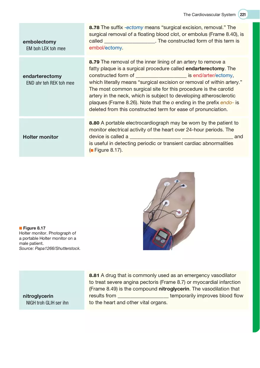 The Cardiovascular System Medical Terminology - Page 23