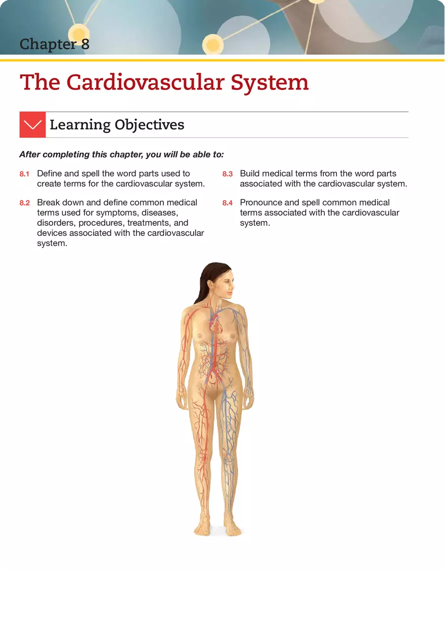 The Cardiovascular System Medical Terminology - Page 1