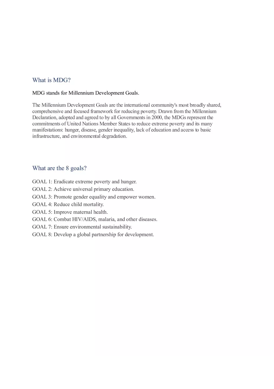 What is SDG and MDG - Page 2