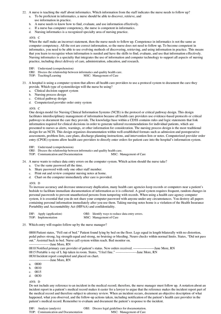 Chapter 26 Informatics and Documentation - Page 6