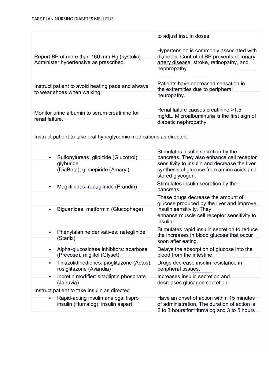 Care Plan Nursing Diabetes Mellitus - Page 4