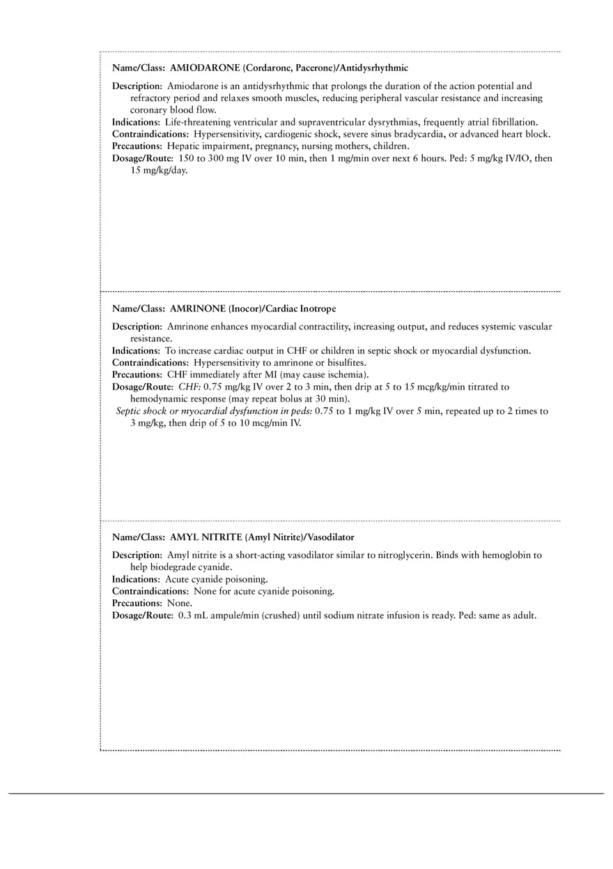 Emergency Drug Cards 3 - Page 2