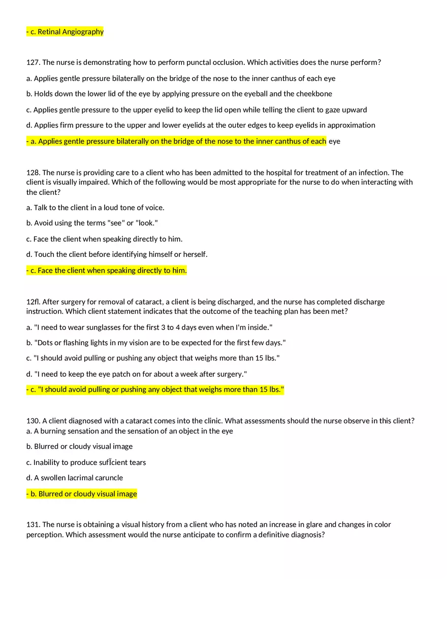 Multidimensional Care 1 Exam Part 4 Answers - Page 3