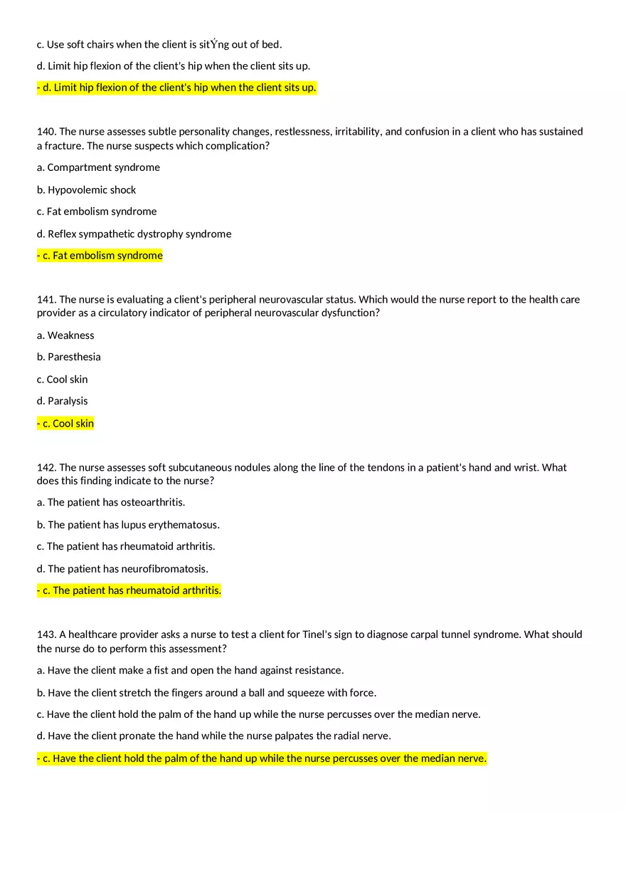 Multidimensional Care 1 Exam Part 4 Answers - Page 6
