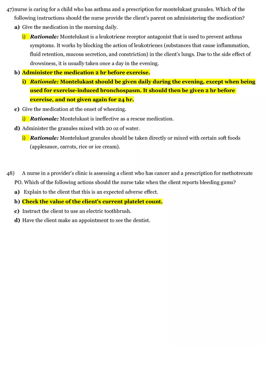 Pharmacology Final Review 2020 Part 3 - Page 1