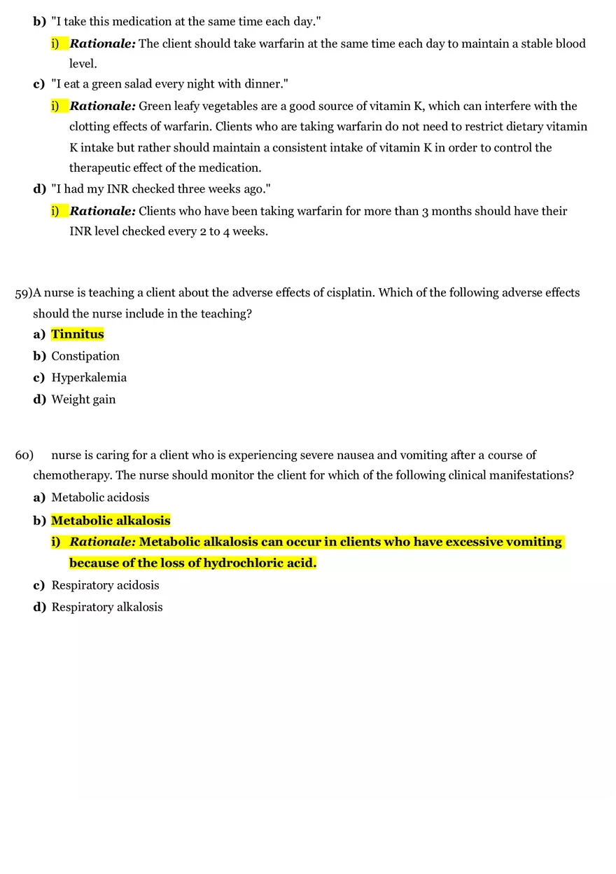 Pharmacology Final Review 2020 Part 3 - Page 5