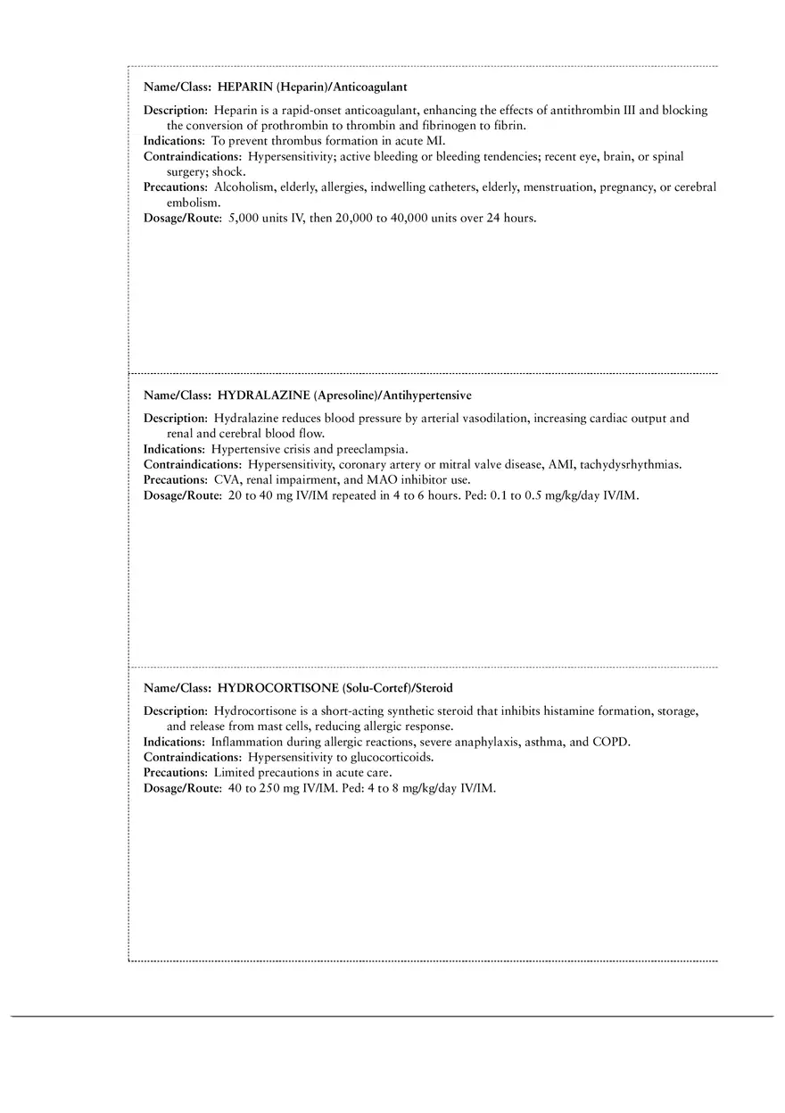 Emergency Drug Cards 16 - Page 2