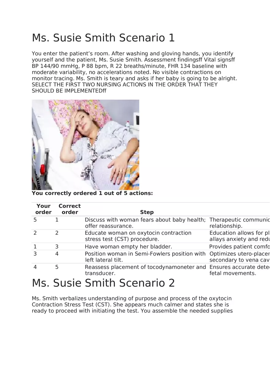 Maternal Newborn Scenarios Ms. Susie Smith - Page 4