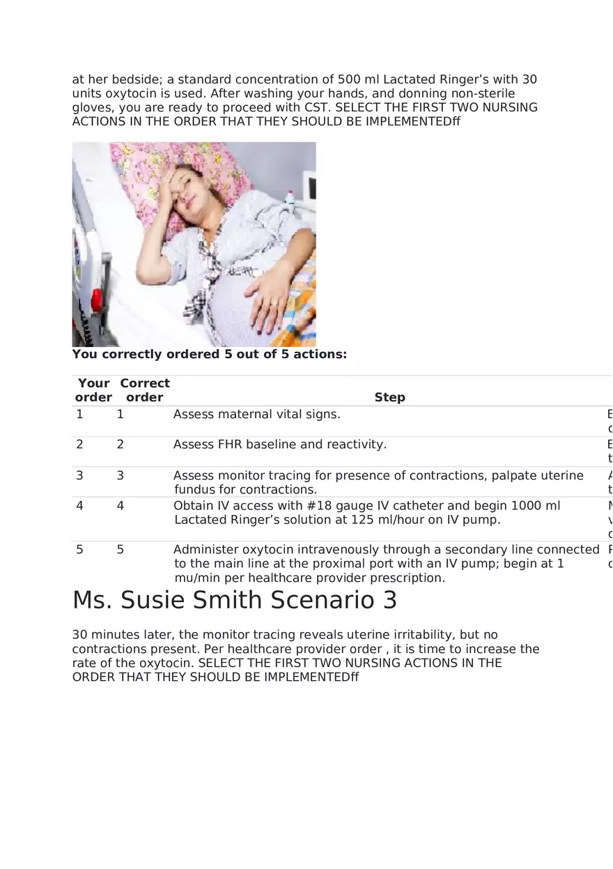 Maternal Newborn Scenarios Ms. Susie Smith - Page 5