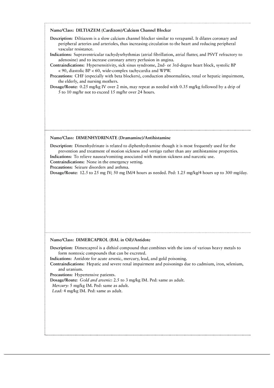 Emergency Drug Cards 10 - Page 2