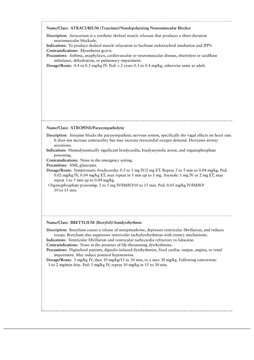 Emergency Drug Cards 5 - Page 2
