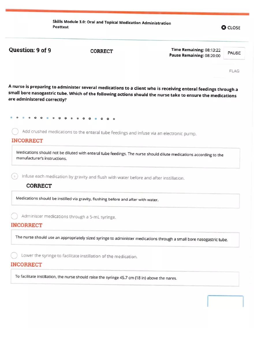 Oral and Topical Medication Quiz - Page 9