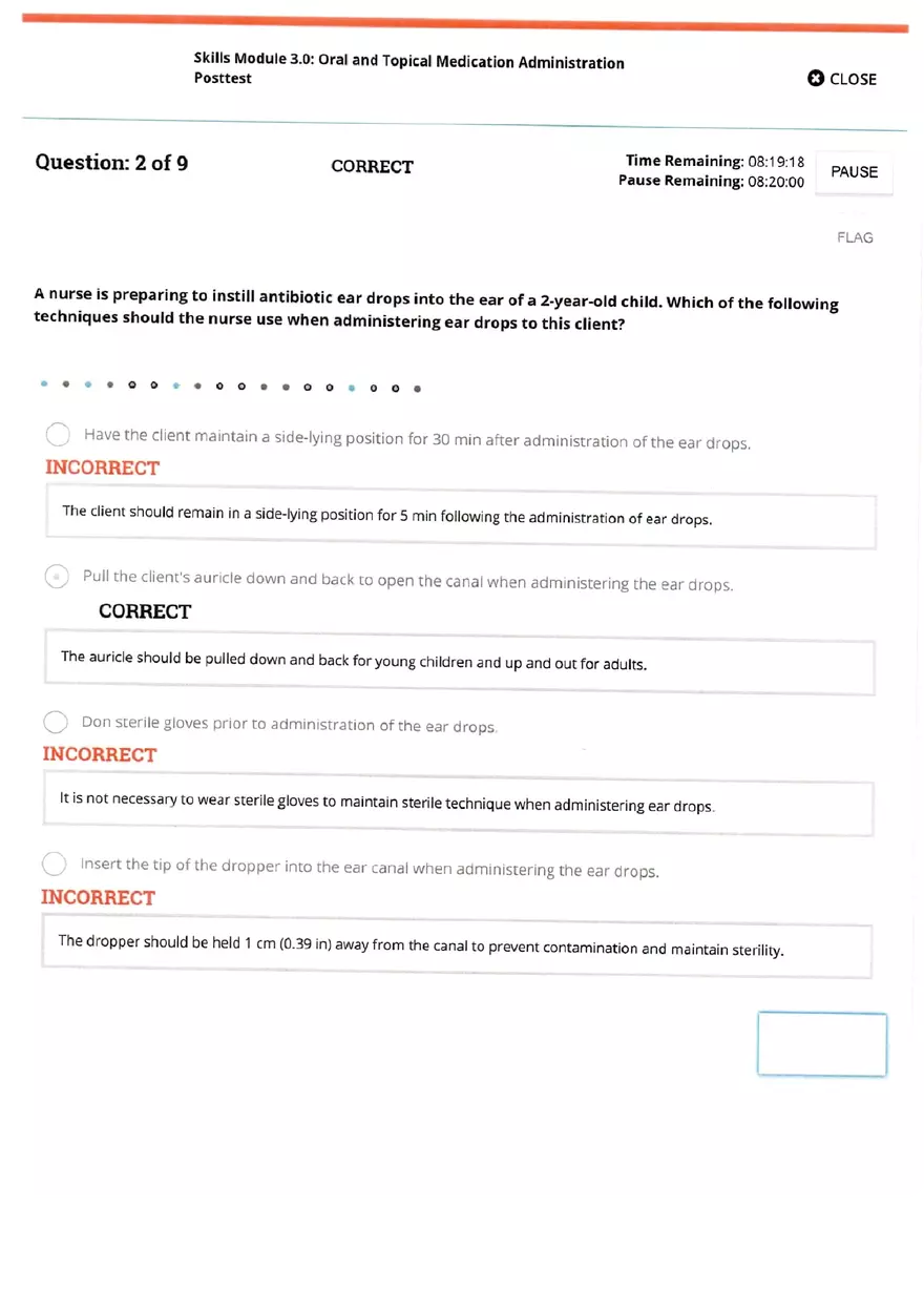 Oral and Topical Medication Quiz - Page 2