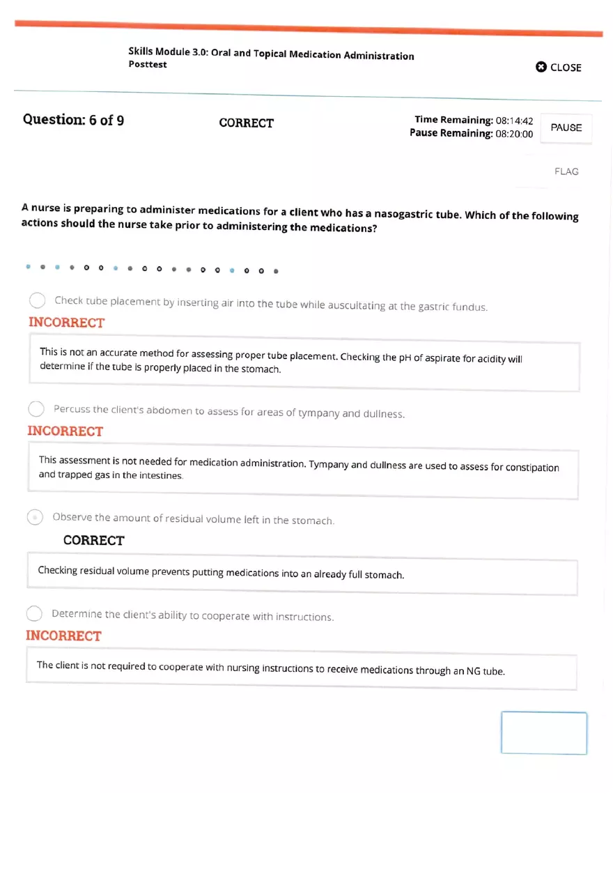 Oral and Topical Medication Quiz - Page 6