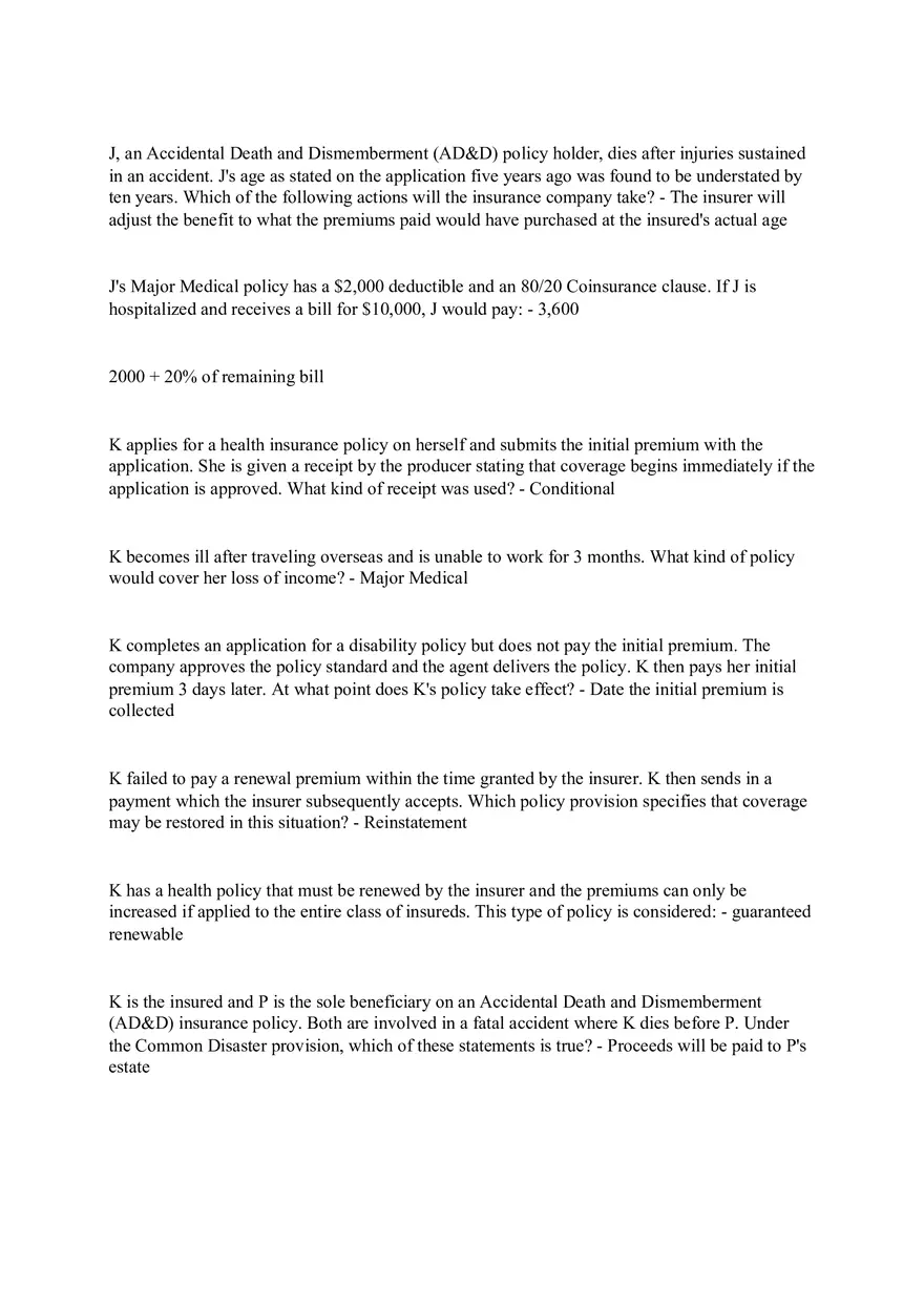 J an Accidental Death and Dismemberment - Page 1