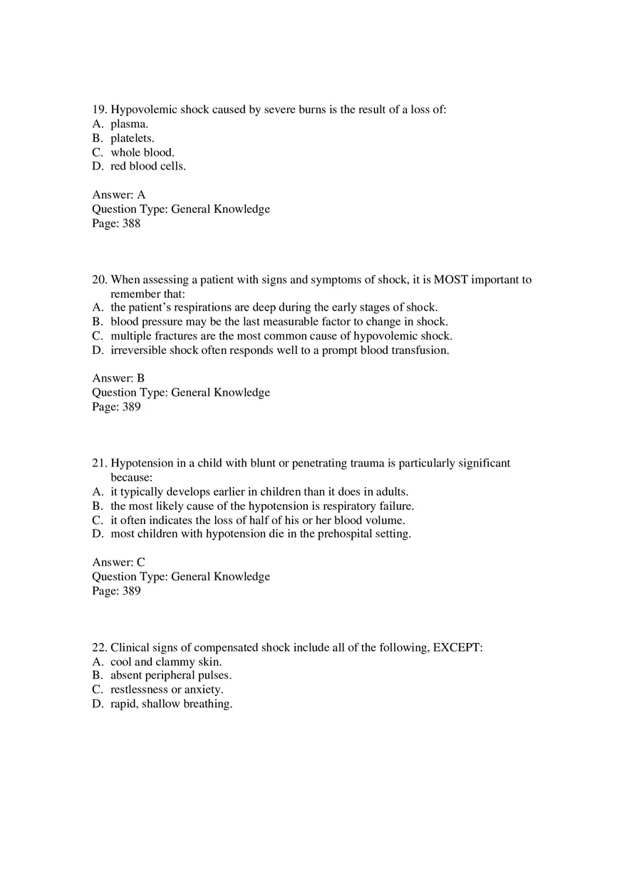 Temporary Widespread Vasodilation and Syncope - Page 7