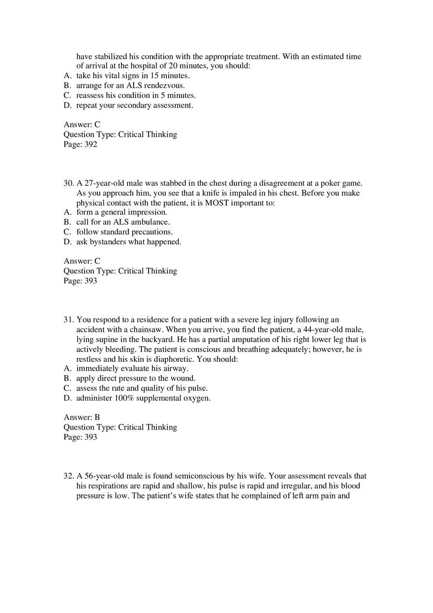 Temporary Widespread Vasodilation and Syncope - Page 10