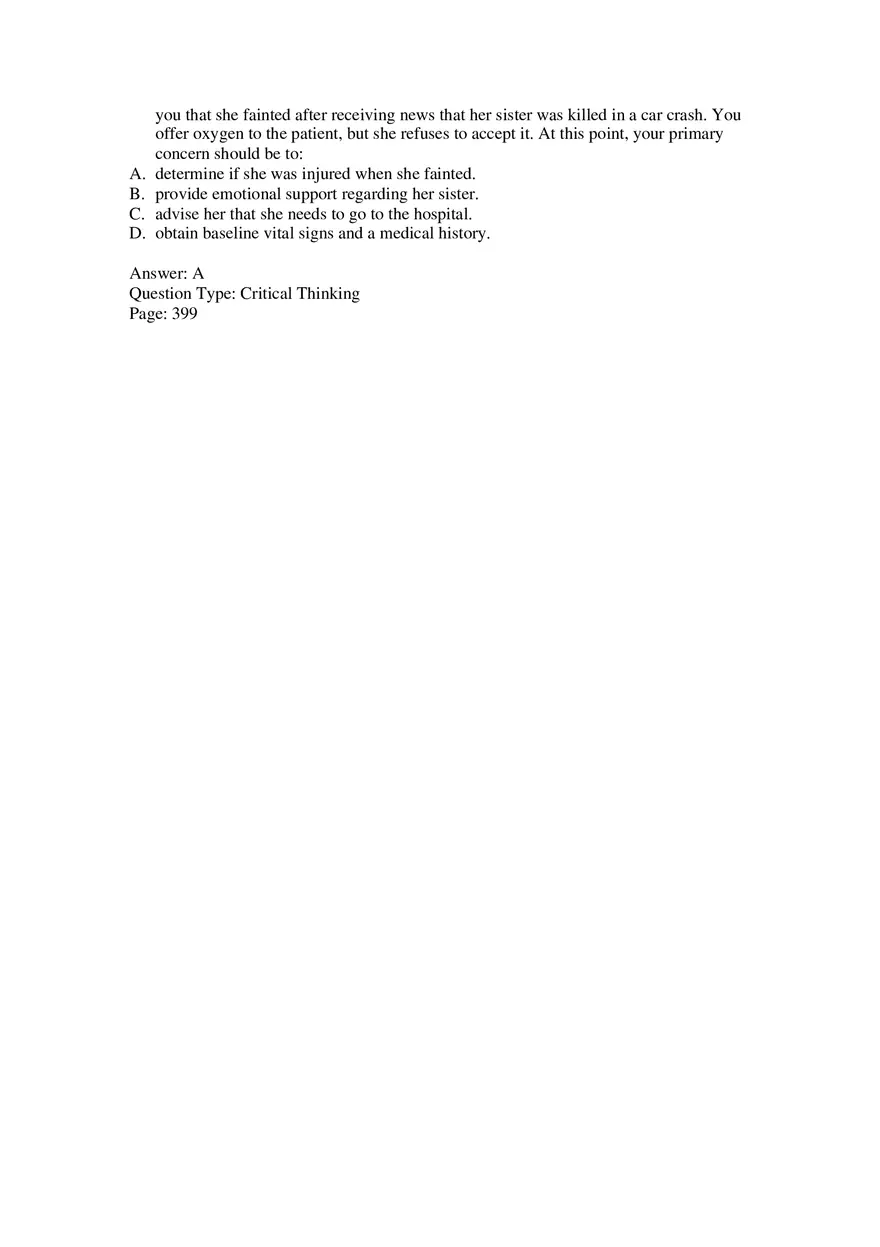 Temporary Widespread Vasodilation and Syncope - Page 3