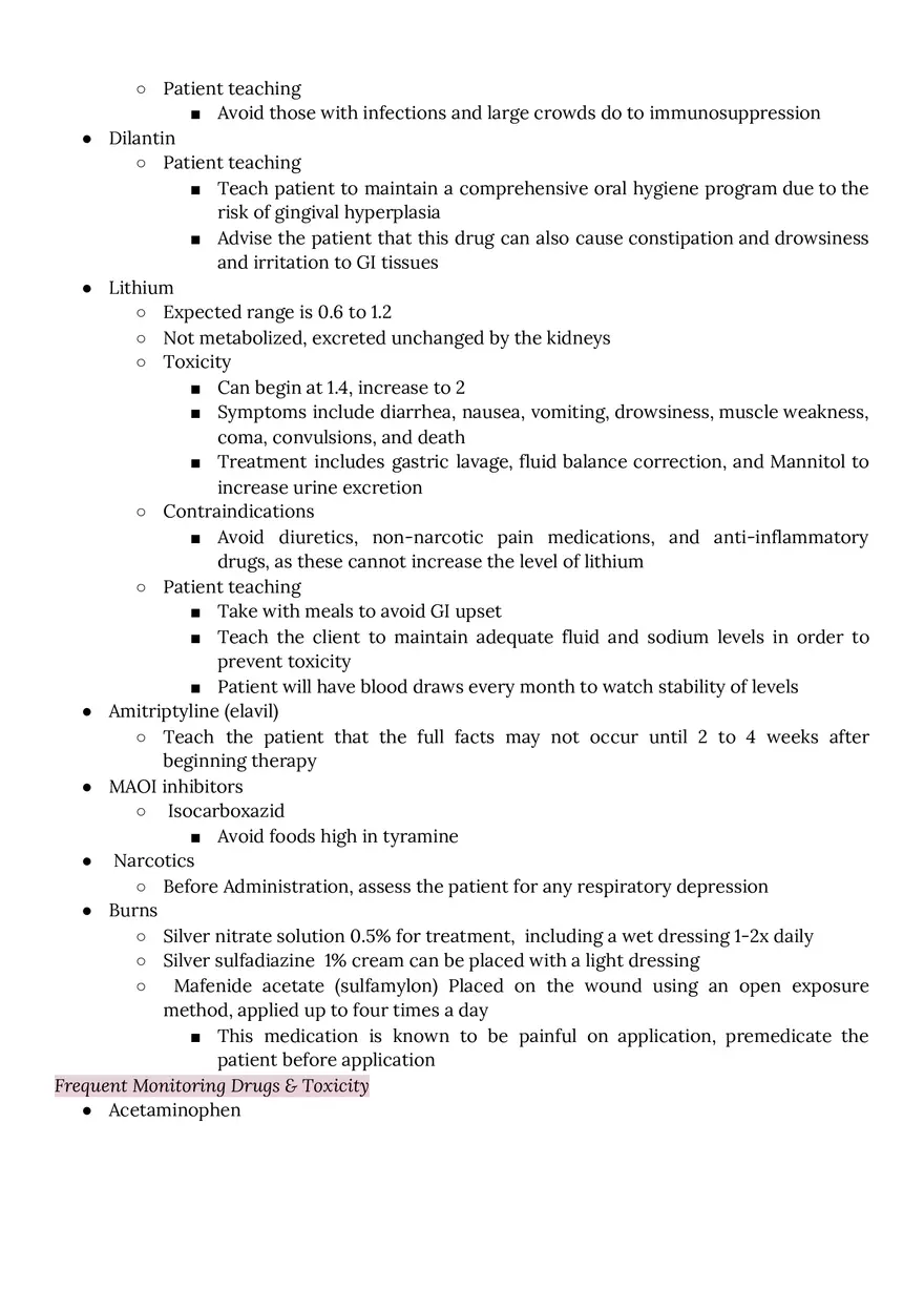 ATI Exam Study Guide Pharmacology - Page 4