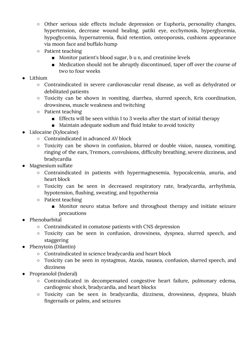 ATI Exam Study Guide Pharmacology - Page 6
