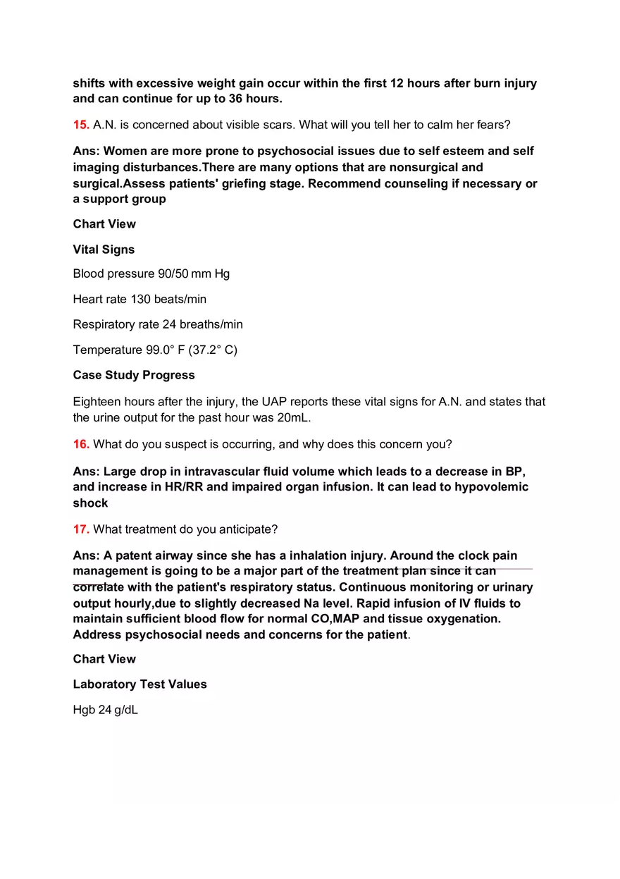 Acute Burn Injury Scenario - Page 4