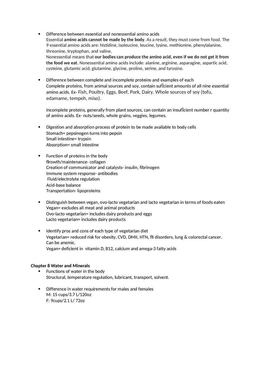 Nursing Exam 1 Study Guide - Page 7