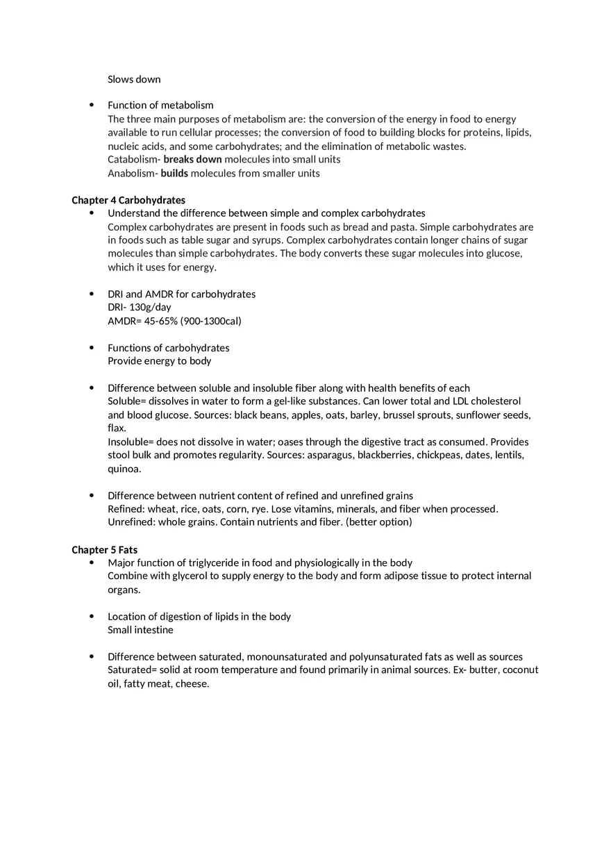 Nursing Exam 1 Study Guide - Page 5