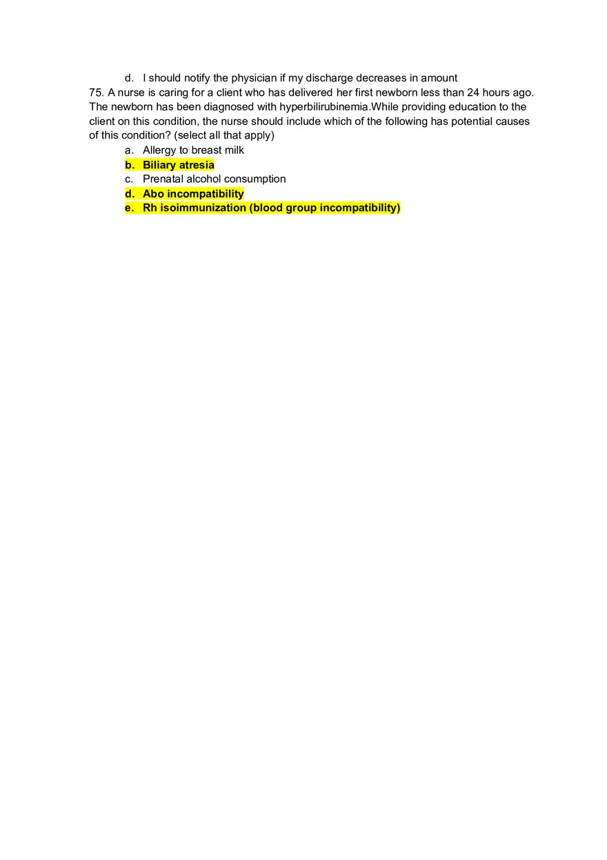 Maternal Child Exam 2 - Page 4