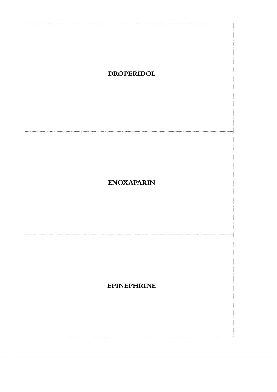Emergency Drug Cards 12 - Page 1