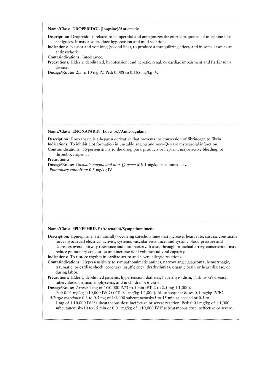 Emergency Drug Cards 12 - Page 2