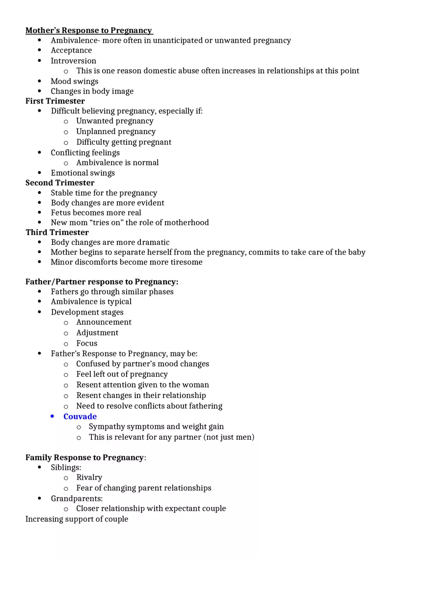 Antepartum Nursing (CH12) - Page 8