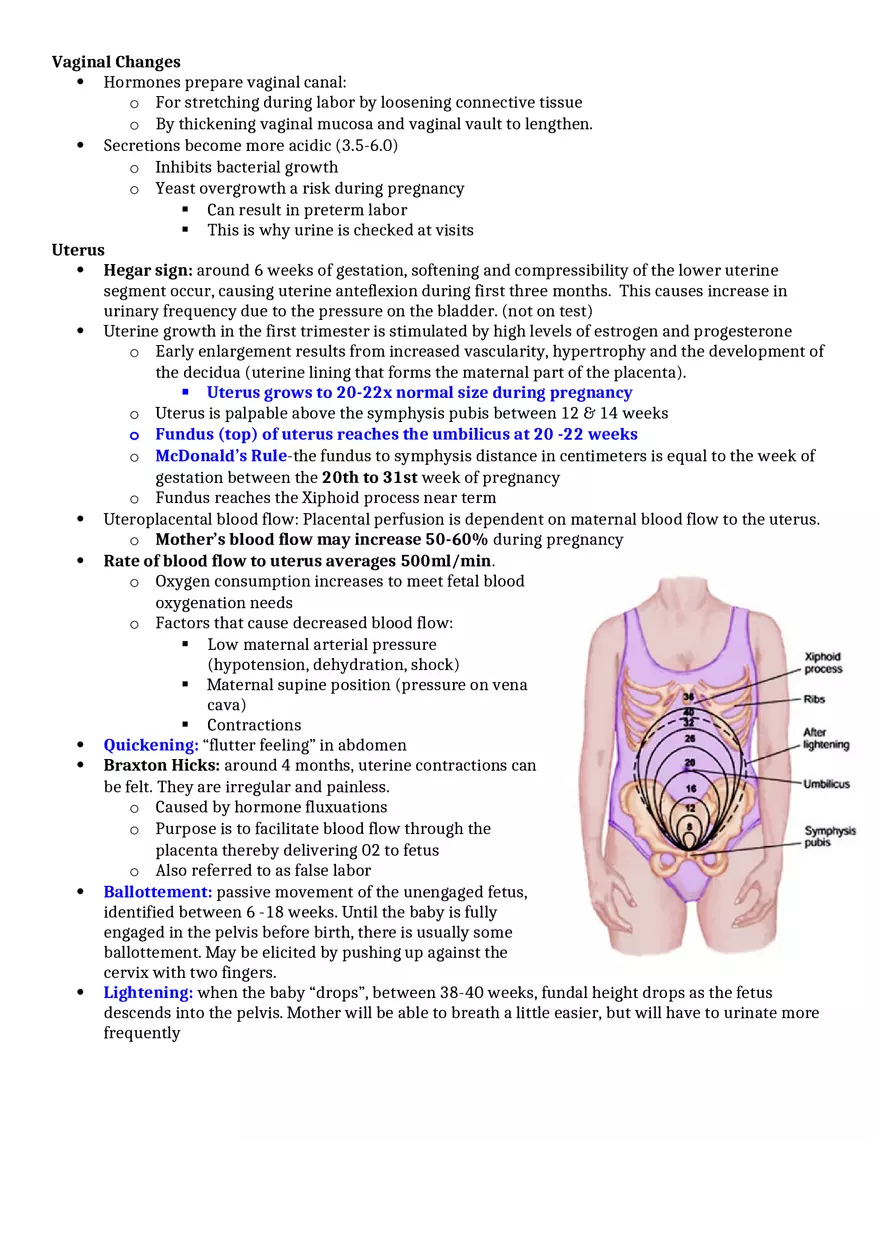 Antepartum Nursing (CH12) - Page 11