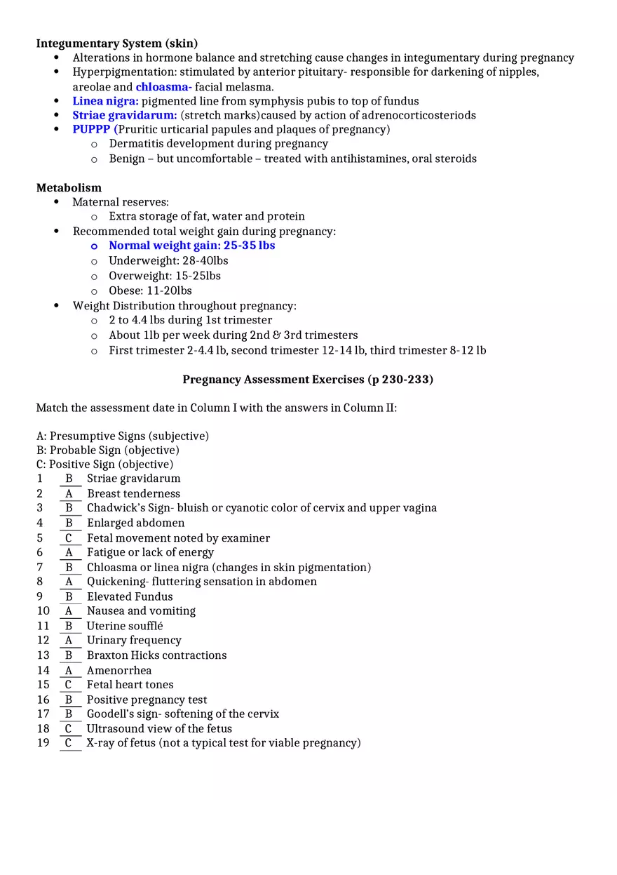 Antepartum Nursing (CH12) - Page 4