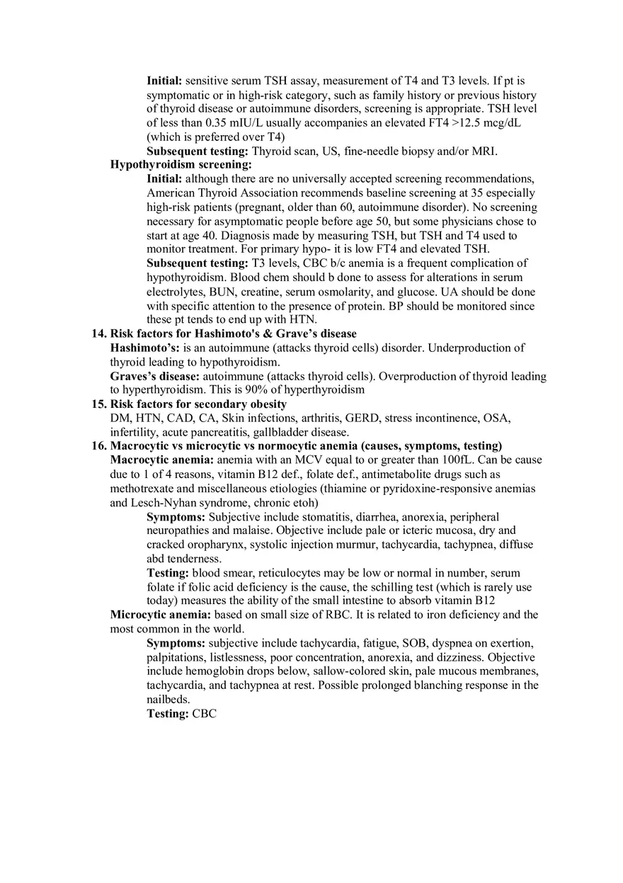 Nursing Final Exam Study Guide - Page 7
