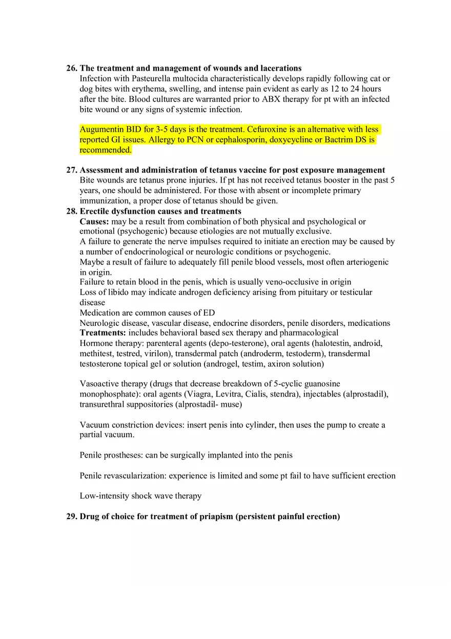 Nursing Final Exam Study Guide - Page 10