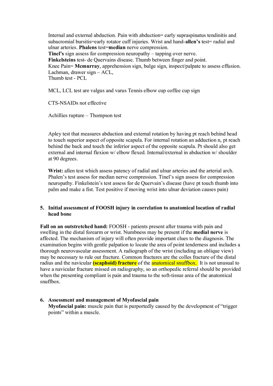 Nursing Final Exam Study Guide - Page 2