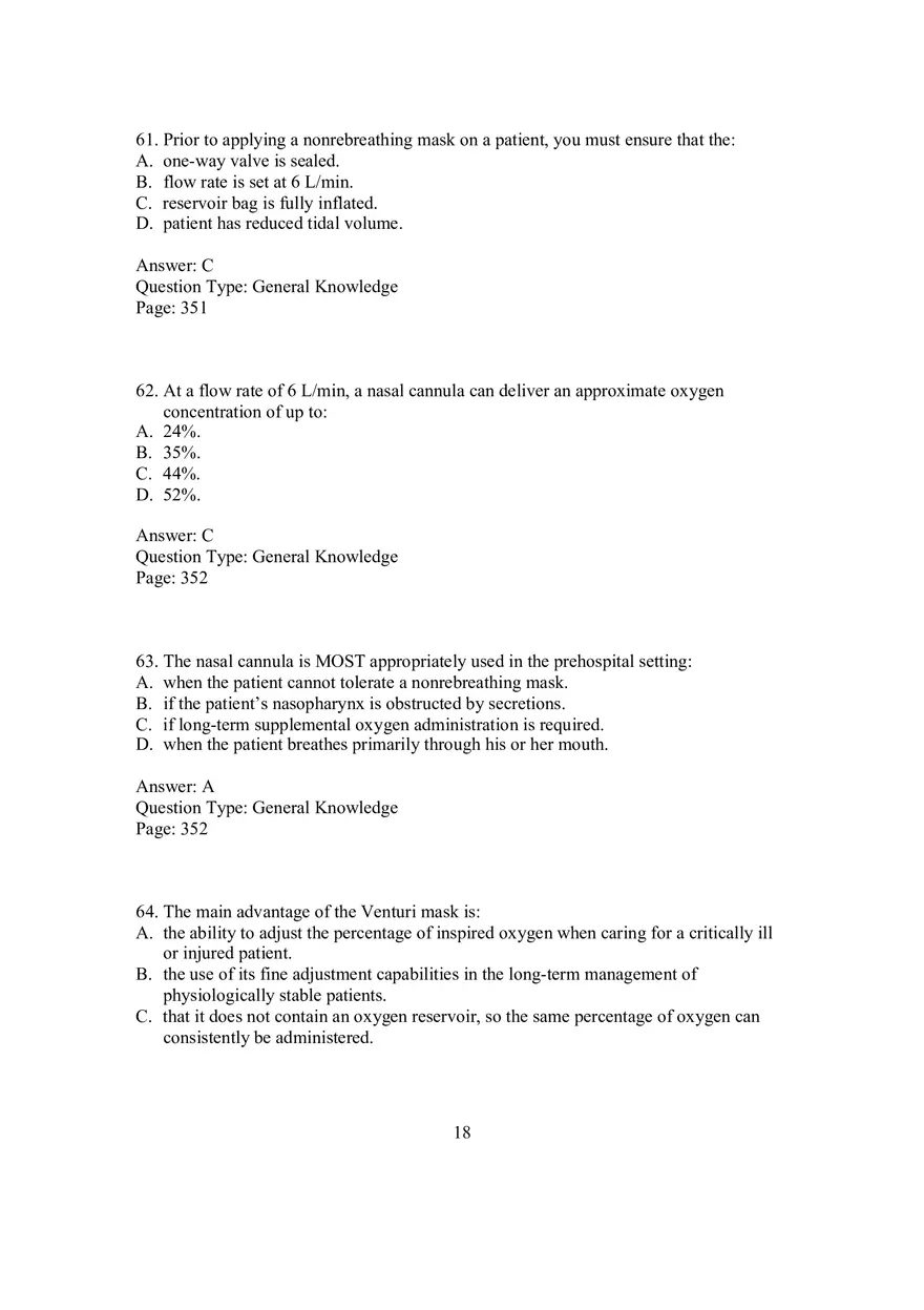 Nurs Chapter 09 Questions Part 3 - Page 1