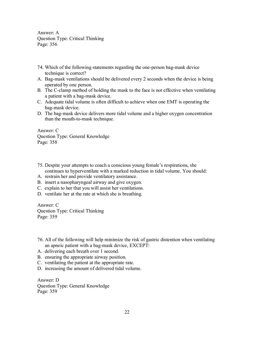 Nurs Chapter 09 Questions Part 3 - Page 5