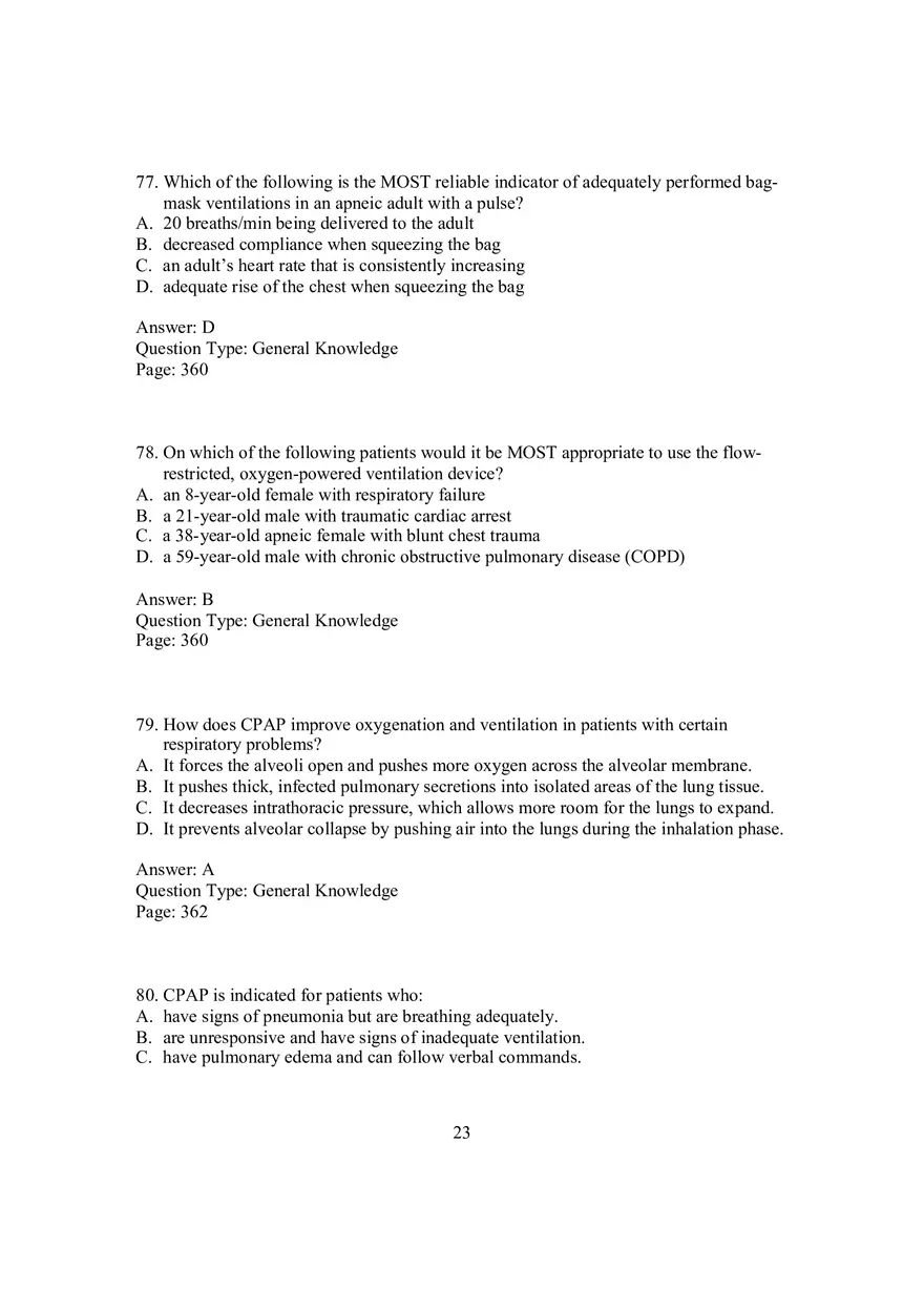 Nurs Chapter 09 Questions Part 3 - Page 6