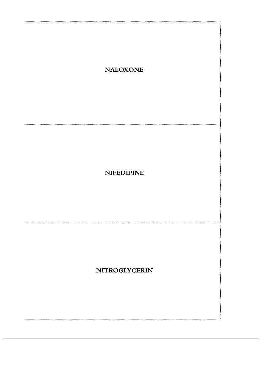 Emergency Drug Cards 25 - Page 1
